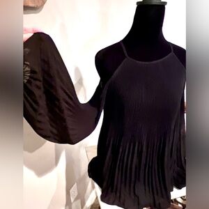 Entro Elegant Black Women's Top